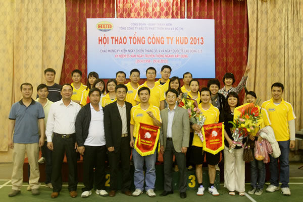 Công ty HUD6 tham dự Hội thao Tổng Công ty HUD năm 2013